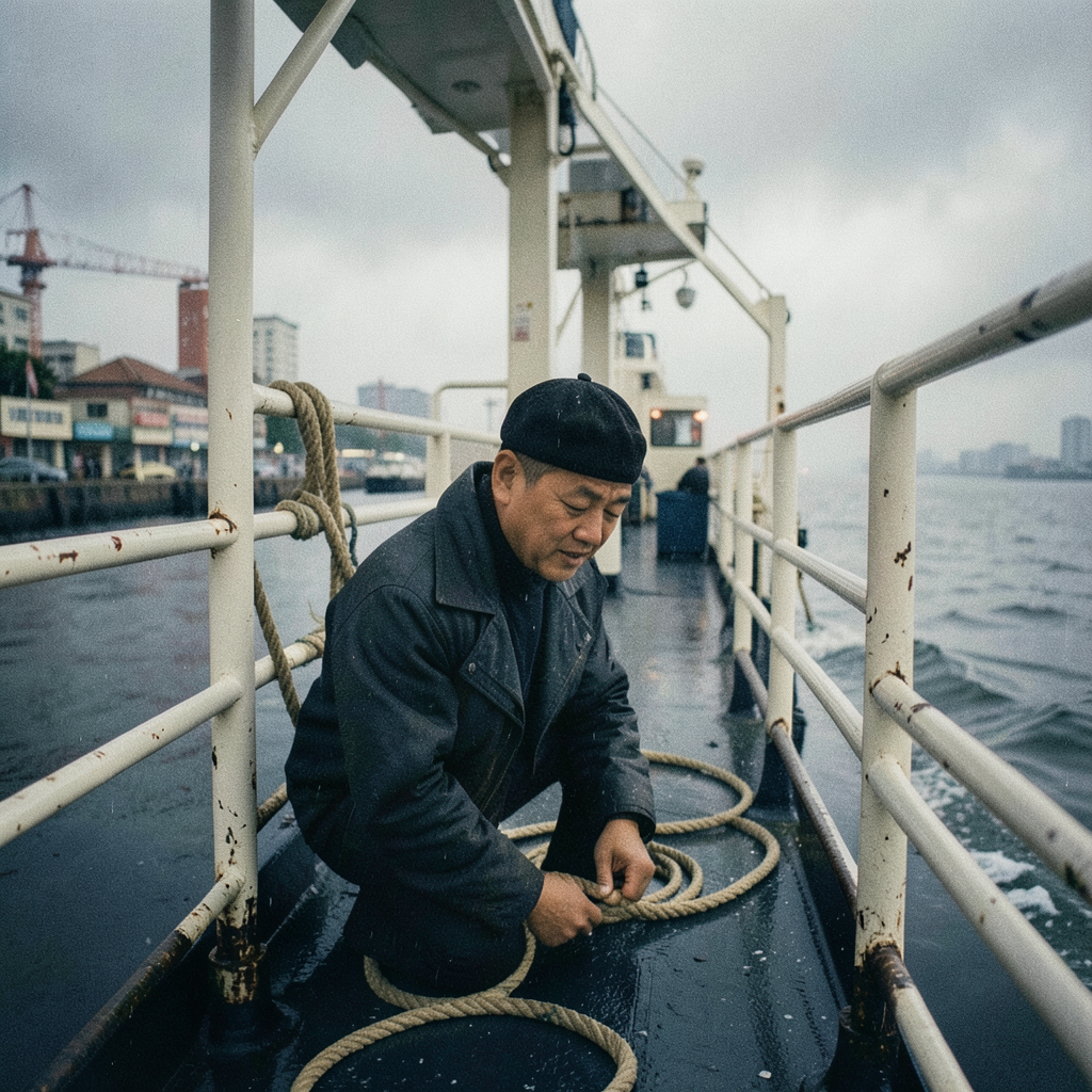 Deckhand Rope Coil