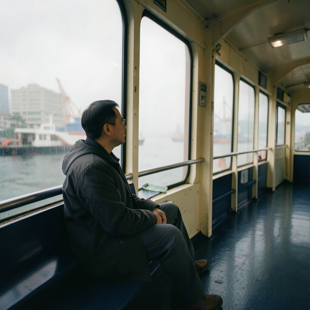 Fogged Ferry Window