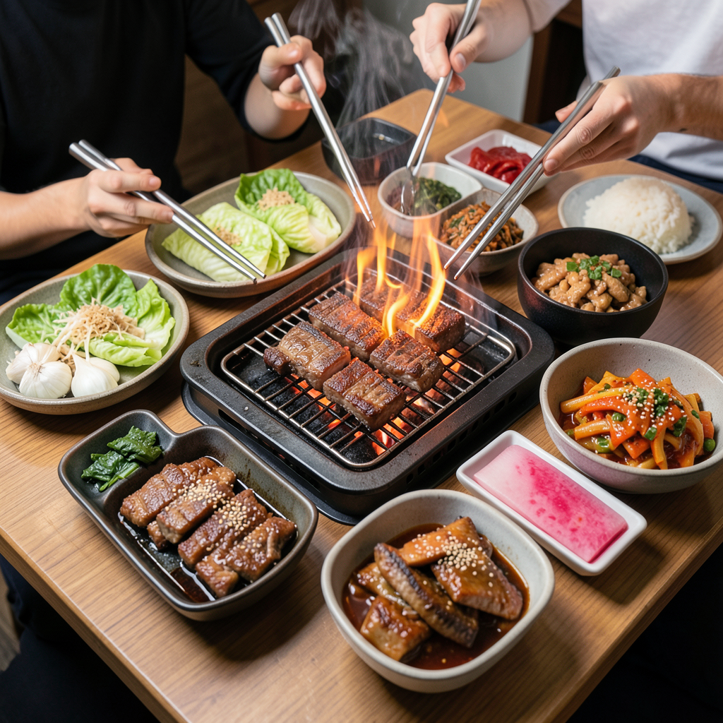 Korean BBQ Table