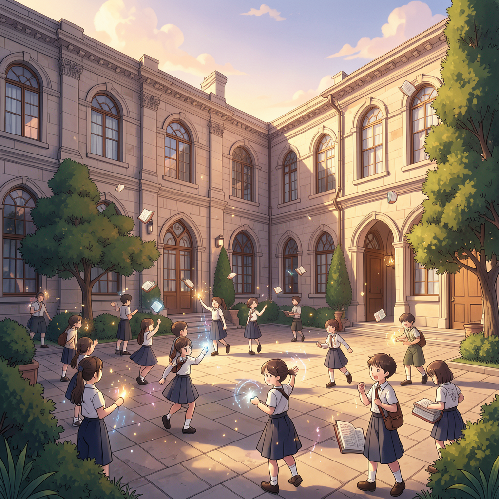 Academy Courtyard Spells