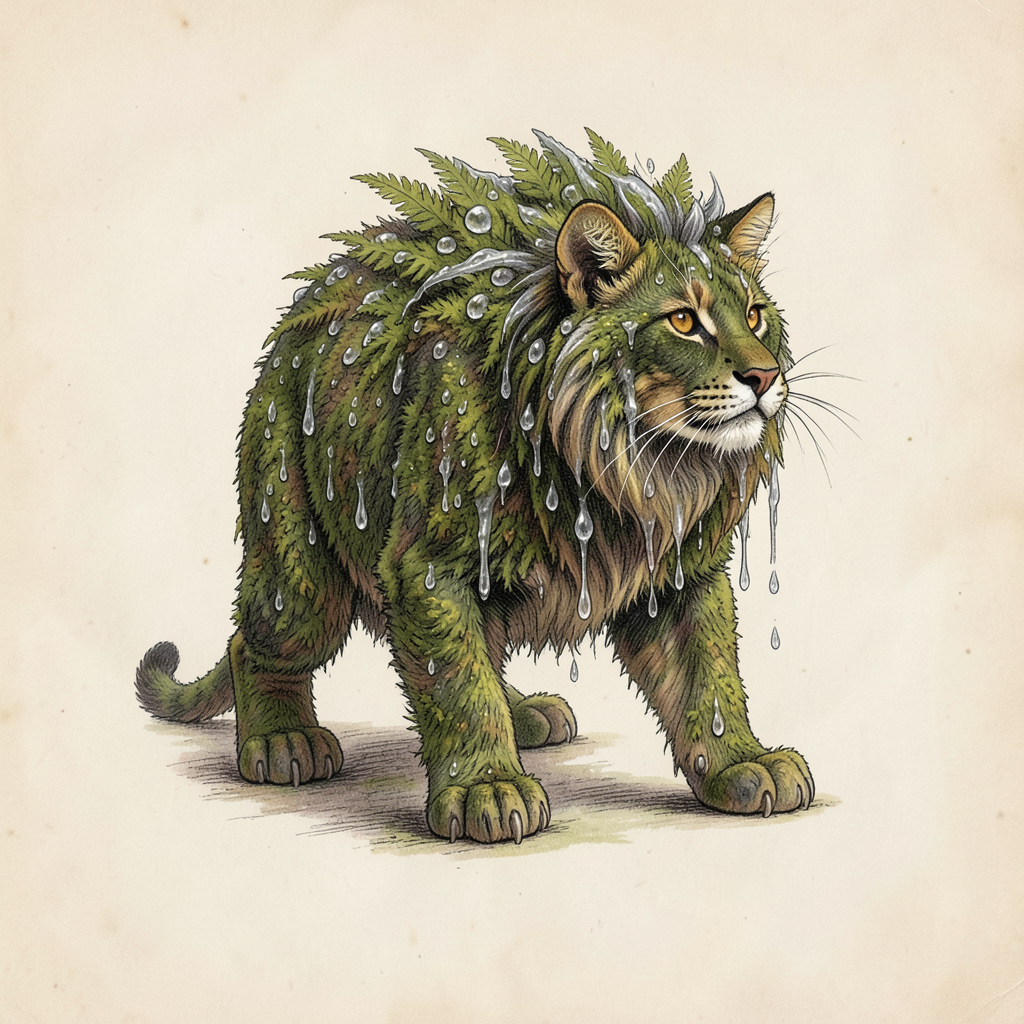 Mercury Moss Lion