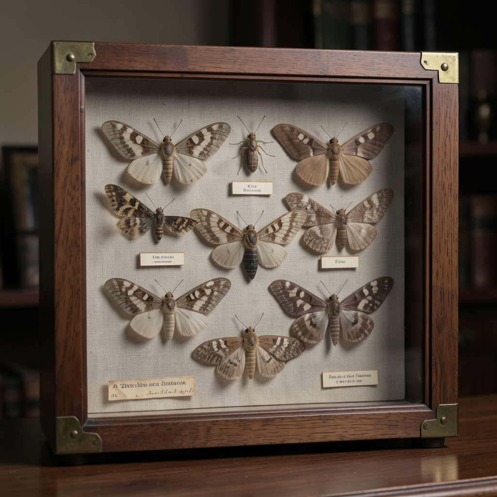 Moth Shadowbox