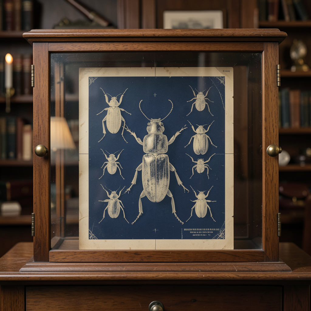 Beetle Cyanotype