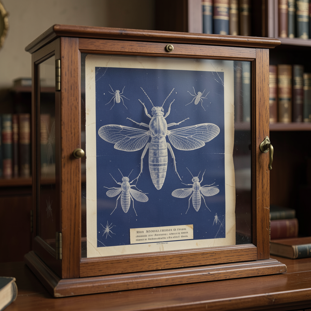 Cicada Cyanotype