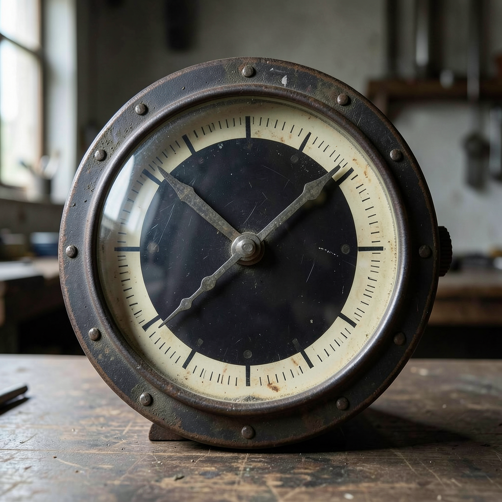 Pressure Gauge Clock