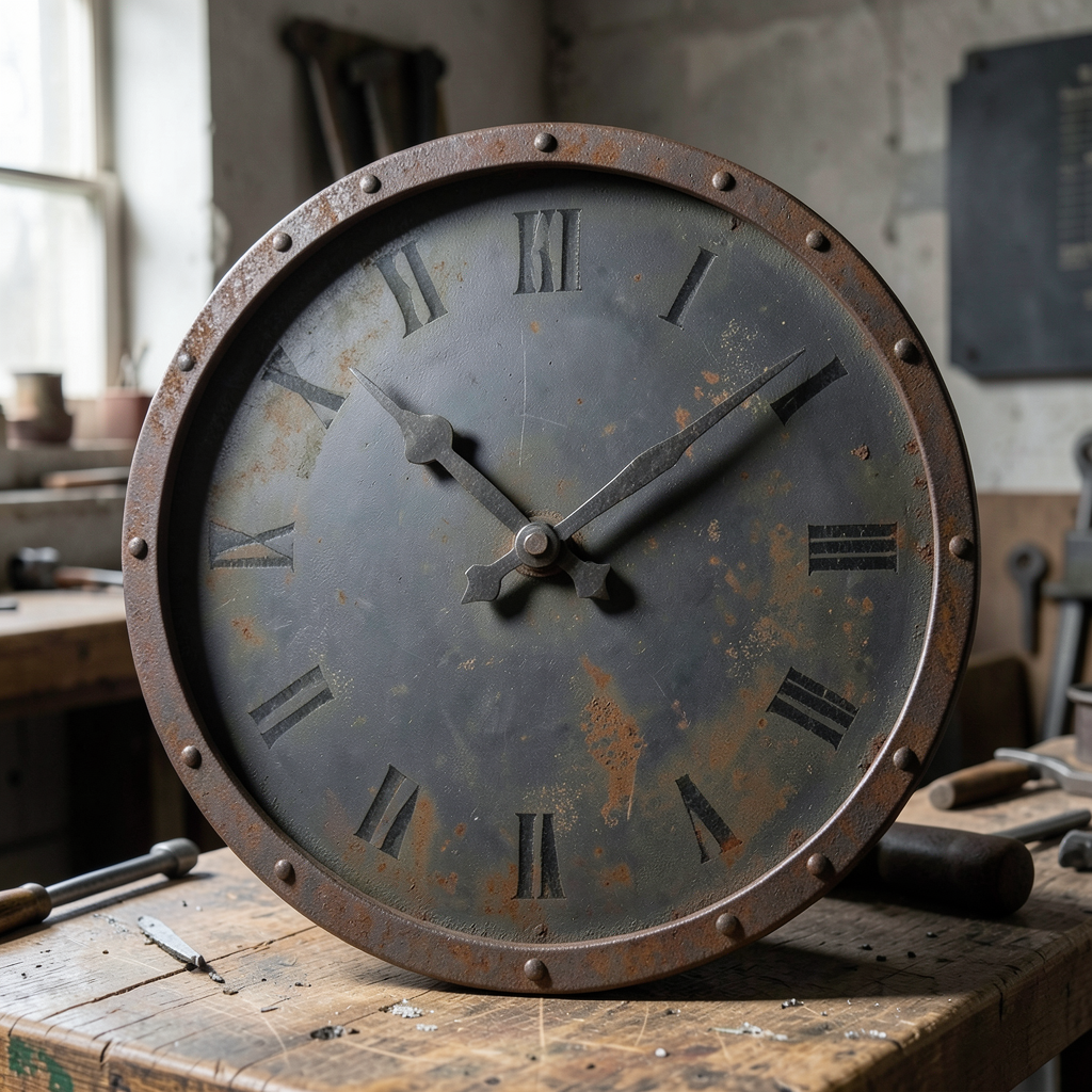 Rusted Riveted Face