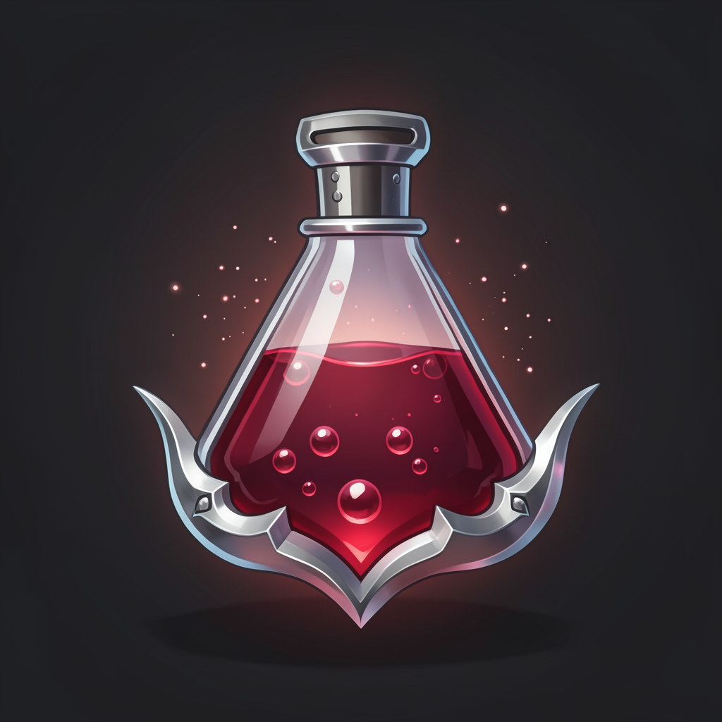 Glass Crimson Acid
